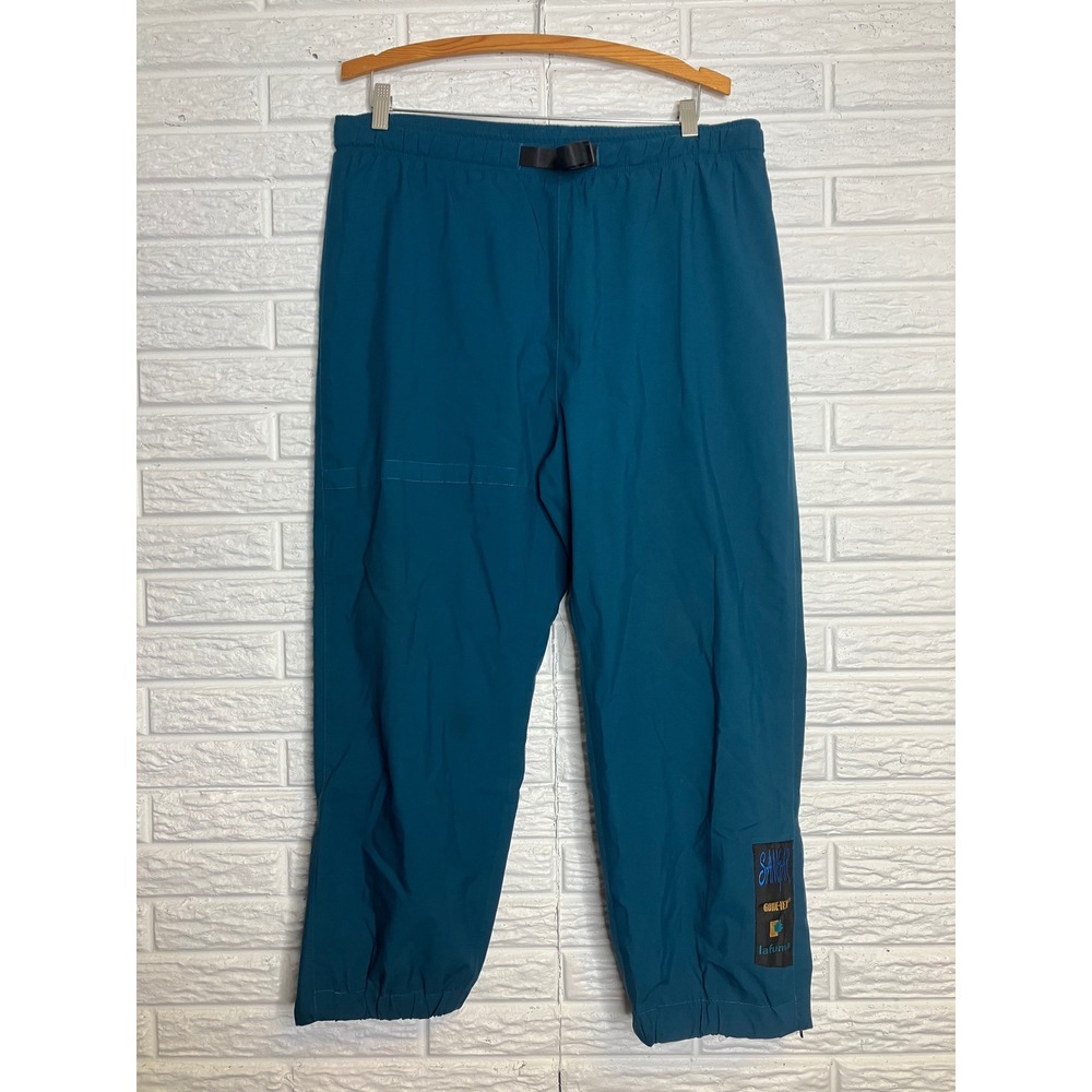 Lafuma Sangar Gore-Tex Pants Mens L Teal Excellent Technical Outdoor‎ Gear